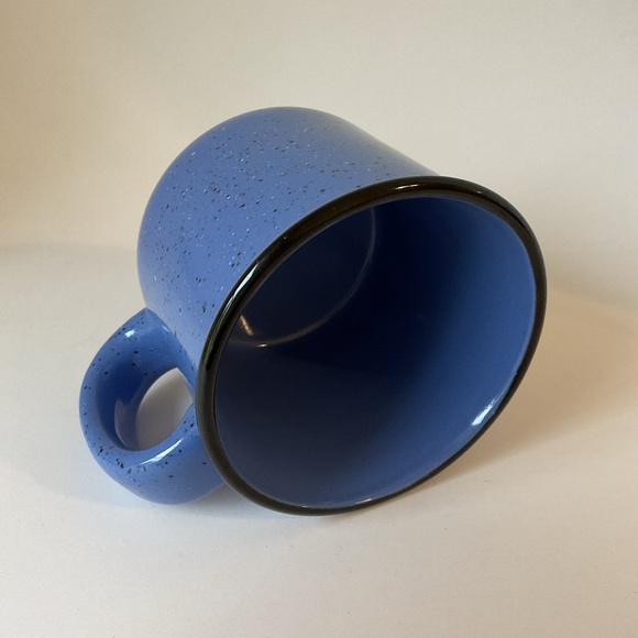Blue Speckled Ceramic Camp Style Mug 12 Oz - Picture 10 of 14